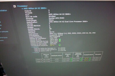 Carte Mère HP Compaq DC5750 + CPU AMD 64X2 3800+ + 4Go DDR2 + Plaque I/O