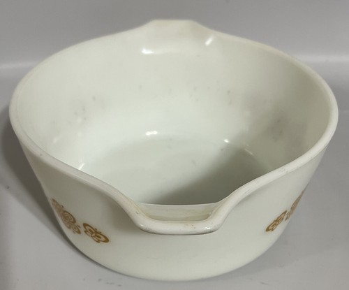Pyrex Butterfly Gold 474-B - 1 1/2 Menge Auflaufform - mit Deckel 474-C Vintage - Bild 3 von 8
