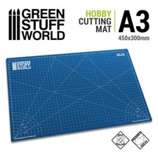 BLUE Scale Cutting Mat A3 - Double Faced Anti-slip Modelling