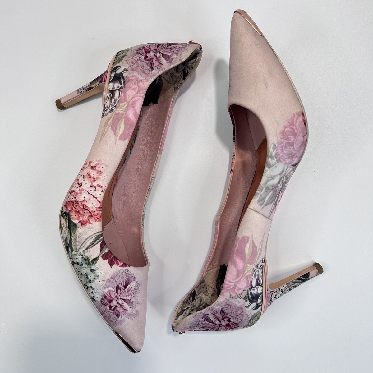 Flip Flops Pink Floral Ted Baker Palace Gardens Shoes Ted Baker