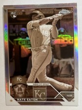 2023 Topps Chrome Nate Eaton R/C Sepia Refractor
