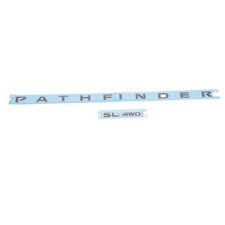 New Oem Nissan 2022-2024 Pathfinder Black Badge Emblem Set T99g8-6ta4b