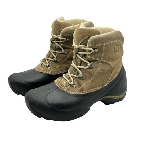 Vintage Sorel Boots Mens Size 9 Brown Black Winter Snow Pac  display picture 3