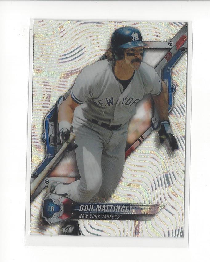 2018 Topps High Tek Magma Diffractor #HTDM Don Mattingly Yankees