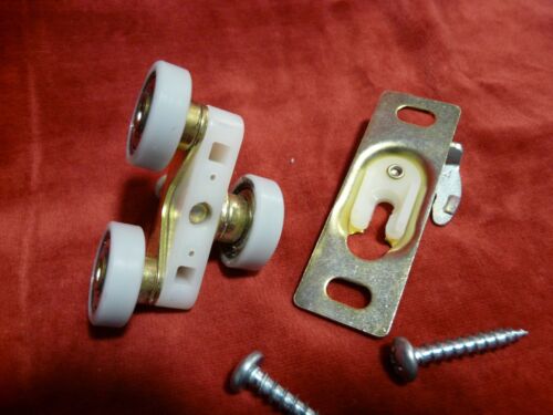 Johnson Hardware Ball Bearing Sliding Door Pocket Door Hanger 1125 Plate 1121 - Picture 4 of 6