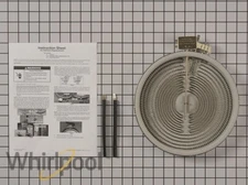 New Open Box Genuine OEM Whirlpool Oven Range Radiant Surface Element W10823692