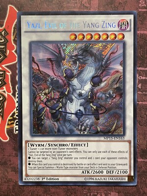 Yazi, Evil Of The Yang Zing - MP15-EN163 - Secret Rare - 1st