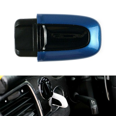 1x Blau ABS One Button Start Passiv Enter Autoschlüssel Hülle für Macan