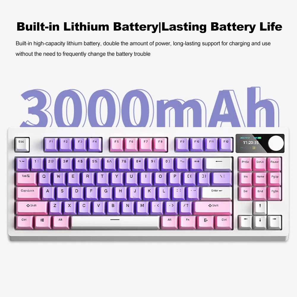 K87 Mechanical Keyboard with Three W5K6 Switches for Ultimate Precision