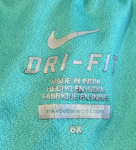 Nike Blue Track/Running Shorts Size 6x Girls - Picture 3 of 4