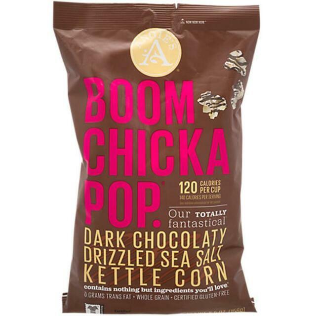 2 Angie's 5.5 Ounce Boom Chicka Pop Dark Chocolate Drizzled Sea Salt