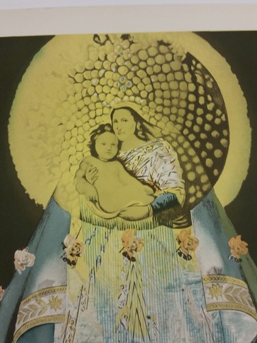 VF Salvador Dali Lithograph Madonna And Child Limited Ed. Pencil Signed 103/300 - Picture 6 of 22
