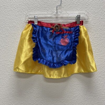 Disney Snow White Princess Skirt Apron Dress Up Costume Kids Size 4-6x Play | eBay Disney Snow White Princess Skirt Apron Dress Up Costume Kids Size 4-6x Play | eBay
