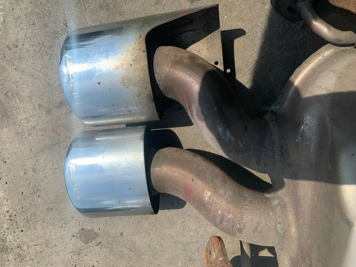 MERCEDES BENZ CLK55 W209 OEM 03-09 REAR SPORT DUAL EXHAUST MUFFLER  