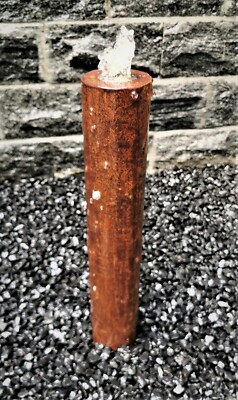 Säulenbrunnen 60 / 10 cm rund Cortenstahl Roststahl incl. LED Gartenbrunnen