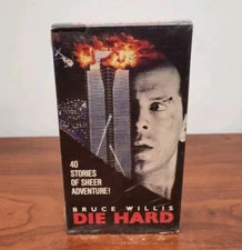 DIE HARD  Preowned VHS  1989  CBS FOX VIDEO  Bruce Willis  Hi-Fi Stereo