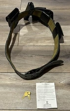 Safariland Police Security Duty Belt MDL 87 Pouch, Handcuff Case, Baton Holder.