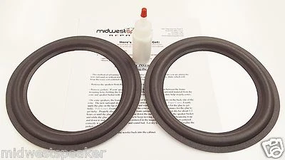 MW AUDIO OEM Snell Type E III, IV, E3, E4 Vifa M21WN-07 - 8" Woofer Refoam Speaker Kit