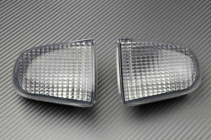 Remplacer clignotant arrière cassé Kawasaki ZZR 1100 avec optiques claires 90-92
