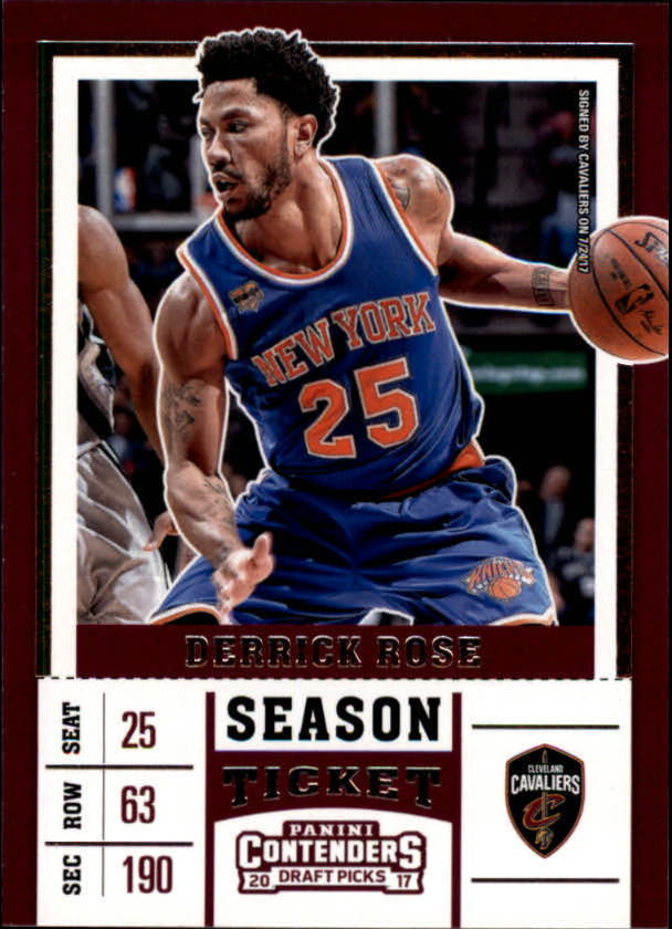 2017-18 Panini Contenders Draft Picks Base Singles (Pick Your Cards)