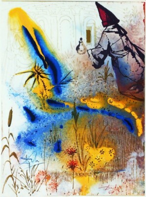 Romeo & Juliet : Salvador Dali : Archival Quality Art Print