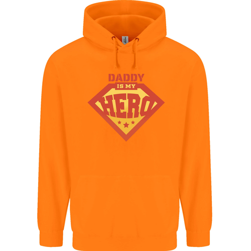 Daddy My Hero Funny Fathers Day Superhero Childrens Kids Hoodie - Picture 75 of 88