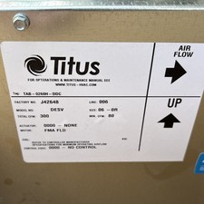 Titus DESV-6 VAV Digital Single Duct Term. w/Control Box & Heater
