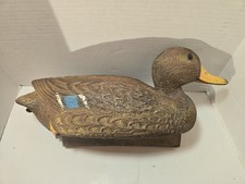 Vntg Duck Hunting Decoy Flambeau Made in USA Hunting Decorative Plastic 1980's