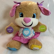 Fisher Price Laugh Learn Smart Stages Sis Puppy Dog Toddler Baby Plush Toy