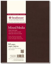 Strathmore 567-7-1 Softcover Mixed Media Art Journal, 7.75x9.75 inch, White