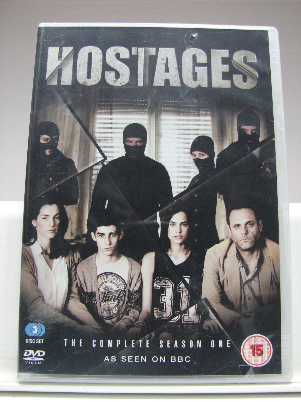 Hostages - Season 1 (DVD) NEW / SEALED. REGION 2. English Subtitles.