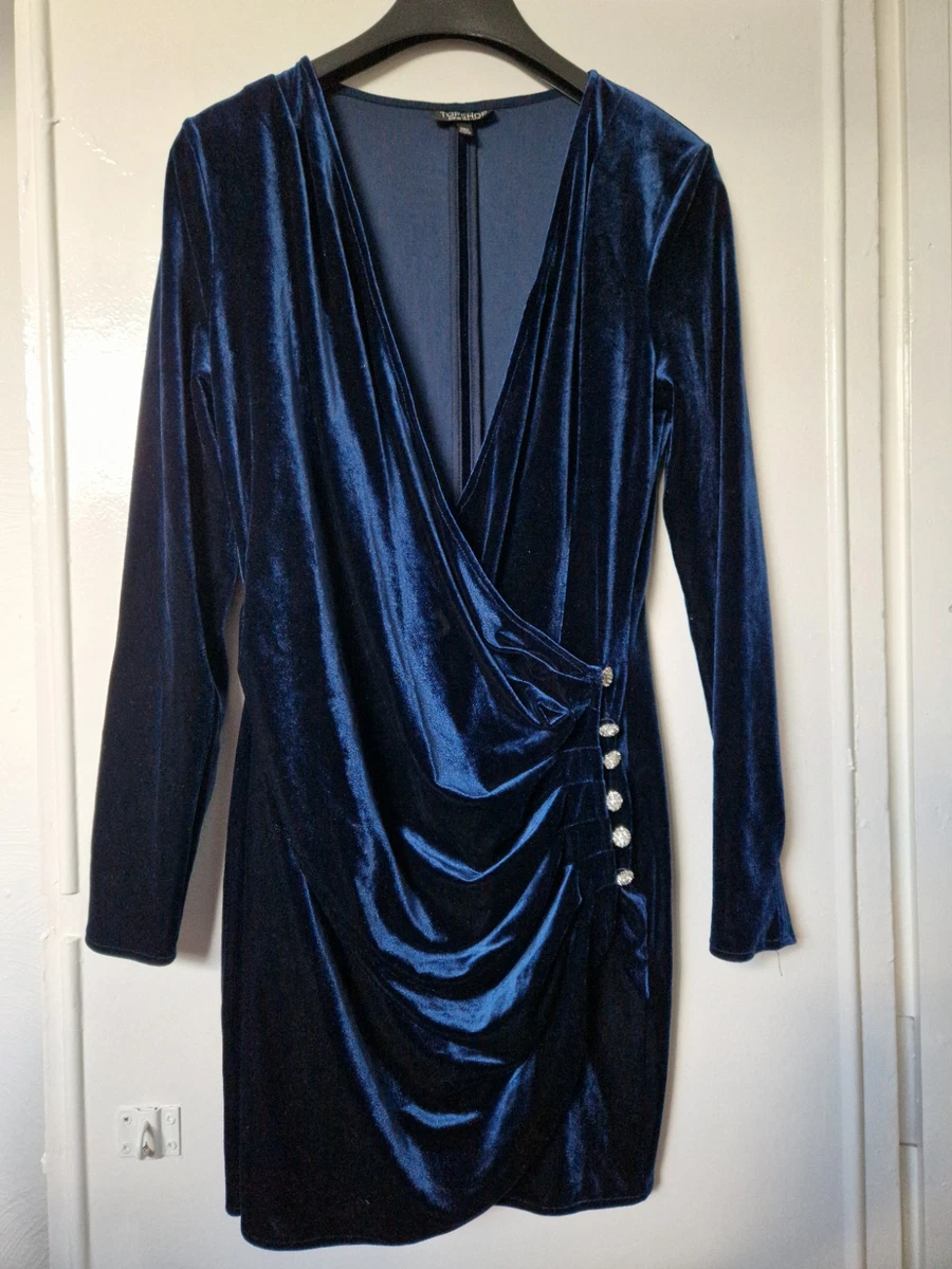 Topshop Velvet Mini Party/Cocktail Dresses for Women for sale | eBay UK