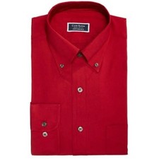 Club Room Regular Fit Stretch Wrinkle-Resistant Pinpoint Shirt,XL