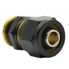 PEX 16mm x 1/2 Inch Black Radiator Fitting Connector