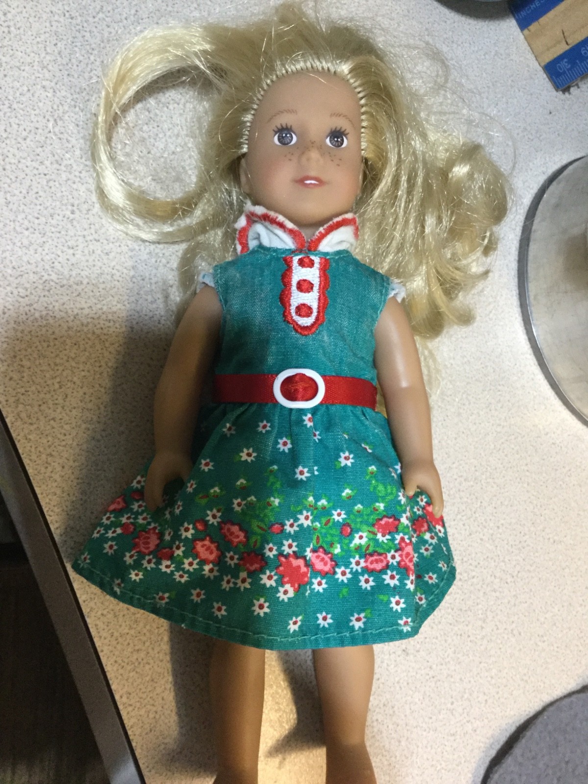 American girl doll MINI 6 1/2 inches NIcki