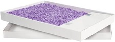 Disposable Crystal Cat Litter Tray-Easy Cleaning Box - Refill Tray for Electric