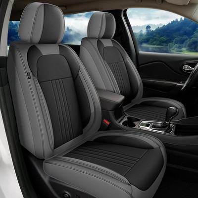 Car 5 Seat Seat Cover Faux Leather Seat Cushion For Cadillac ATS 2013-2018