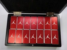 Rare Michael Jordan ‘Jumpman' Domino Set in EARNED Wood Case