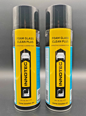 2x Innotec Foam Glass Clean Plus 500ml Spray Glasreiniger Fensterreiniger Auto