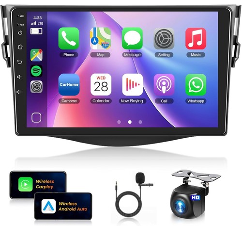 Autoradio für Toyota RAV4 2006-2012【8Core 4+64G】 Wireless Carplay Android Auto,