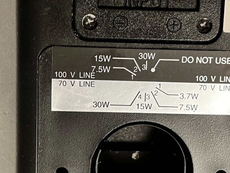 JBL управления 25T черный 2 пути вход/выход громкоговоритель 70/100 вольт/W шпильки шариковое крепление - Изображение 3 из 4