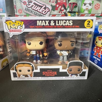 Funko Pop Stranger Things Max & Lucas 2-Pack Vinyl Figures Netflix Television