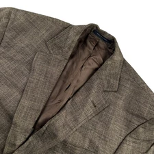 Cremieux Men’s 100% Bamboo Viscose Blazer Jacket Brown • 40S