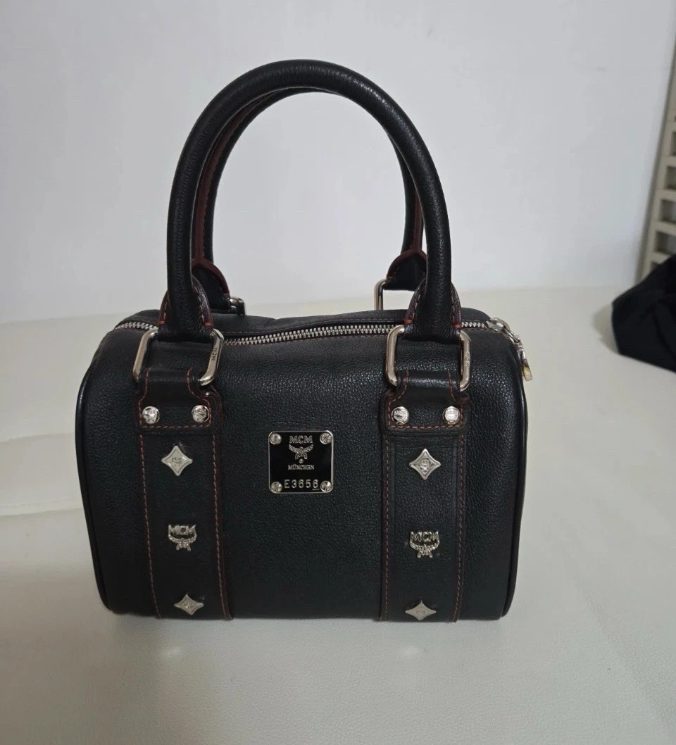 MCM Satchel/Top Handle Bag Black Bags & Handbags for Women for