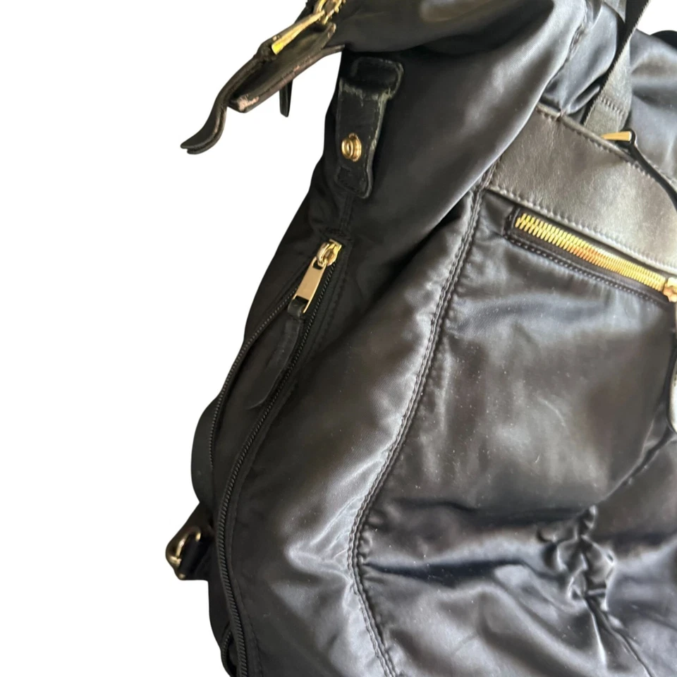 Bolso Mochila Bolso Para Mujer Negro Ropa de Trabajo Knomo London Mayfair Chiltern Laptop Foto 4 de 4