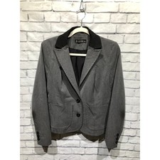 Womens 8 Office Siren Tailored Contrast Collar Blazer New York  Company 7th Ave
