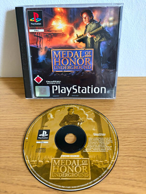 Electronic Arts Medal of Honor: Underground PS1 PAL mit Handbuch