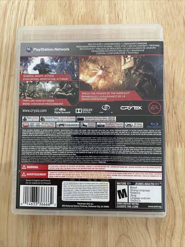 Crysis 3 - Hunter Edition (Sony PlayStation 3 PS3, 2013) CIB - Clean Disc - Picture 2 of 5