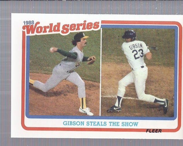 Kirk Gibson #5 (Baseball Cards 1989 Fleer World Series) — is it worth grading?
