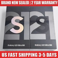 New Samsung Galaxy S21 Ultra 5G SM-G998U 128GB 256GB Factory Unlocked Smartphone